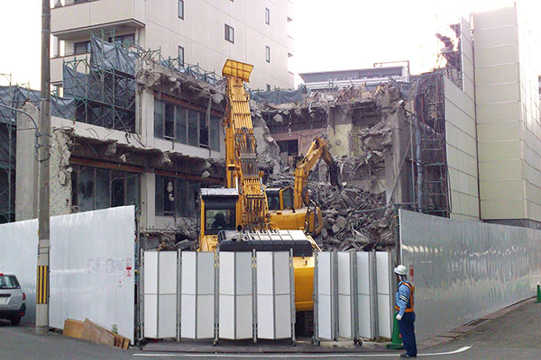 店舗の解体